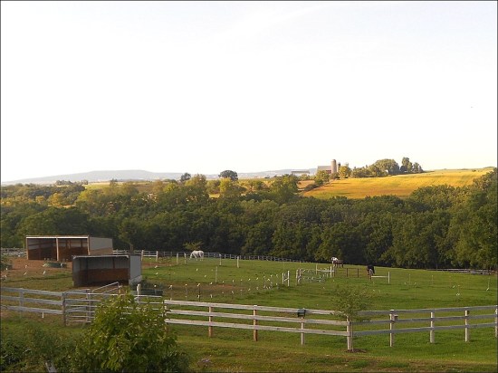 NW view of farm, fall II 2011